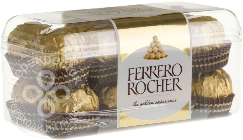 Конфеты Ferrero Rocher хрустящие из молочного шоколада 200г