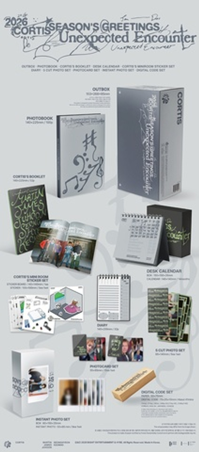 Набор CORTIS 2026 SEASON’S GREETINGS 'UNEXPECTED ENCOUNTER'