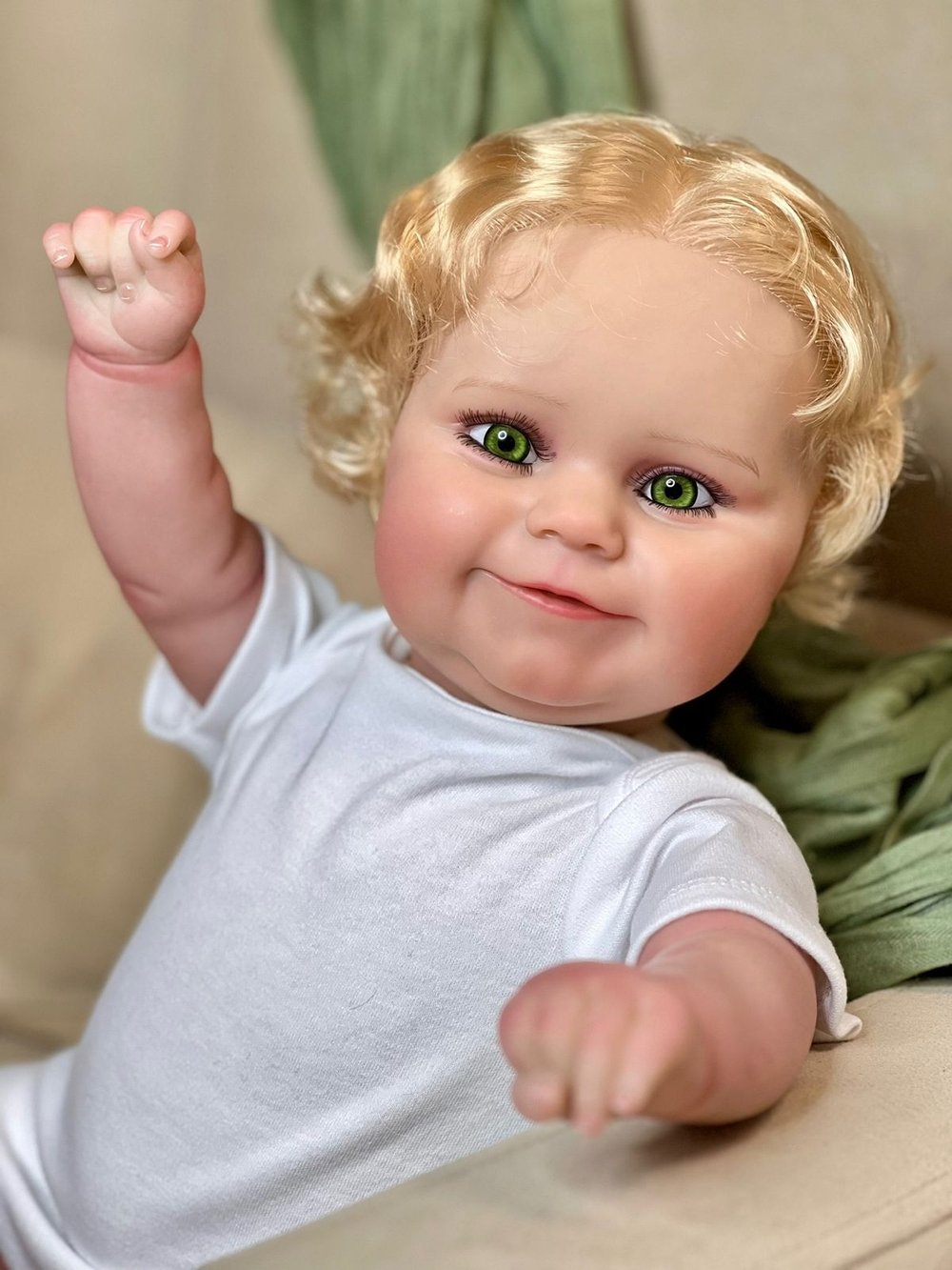 Кукла Реборн мягконабивная 50см в пакете (FA-807)