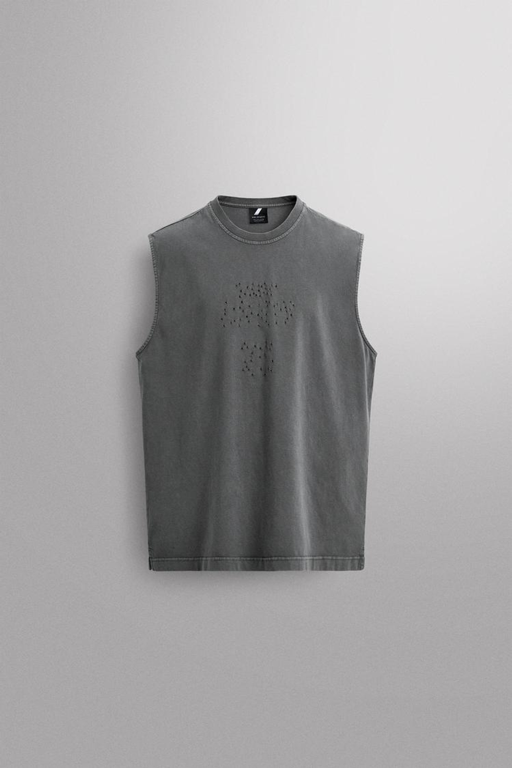 ZARA МАЙКА-БОРЦОВКА TANK TRAINING, АНТРАЦИТОВО-СЕРЫЙ