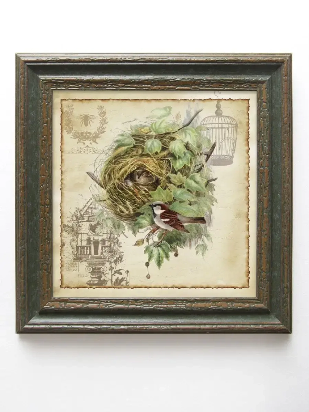 Картина на стену интерьерная на холсте 26*26 см