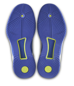 Женские кроссовки для Падел Wilson Intrigue Tour Padel - white/amparo blue/safety yellow