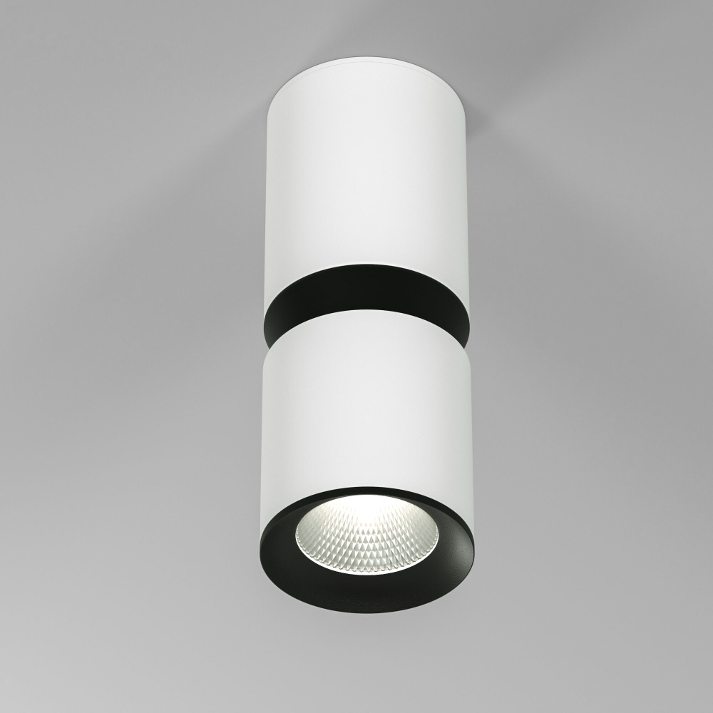 Светильник потолочный светодиодный 12W 4000К белый/чёрный 25048/LED