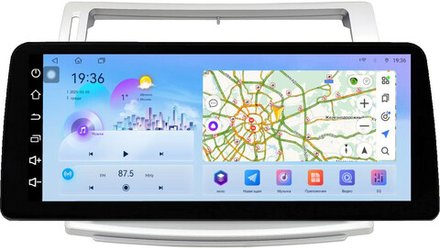 Магнитола для Citroen C4 2004-2011 - FarCar монитор 12.3" 2K QLED на Android 14, TS10, CarPlay, 4G SIM-слот