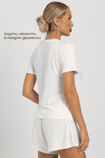 Костюм для дома Шелк вискозы (молочный) К14497-52М LT Collection