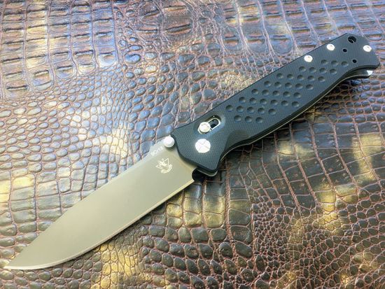 Складной нож Steelclaw Хират черный c клинком из стали 9Cr18MoV, рукоять G10