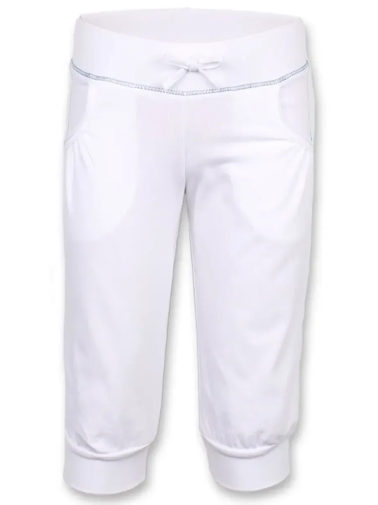 Белые капри для девочки Eat Ants by Sanetta