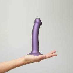 Гибкий фаллоимитатор Strap-on-me DILDO MONO DENSITE Фиолетовый Металлик размер Medium