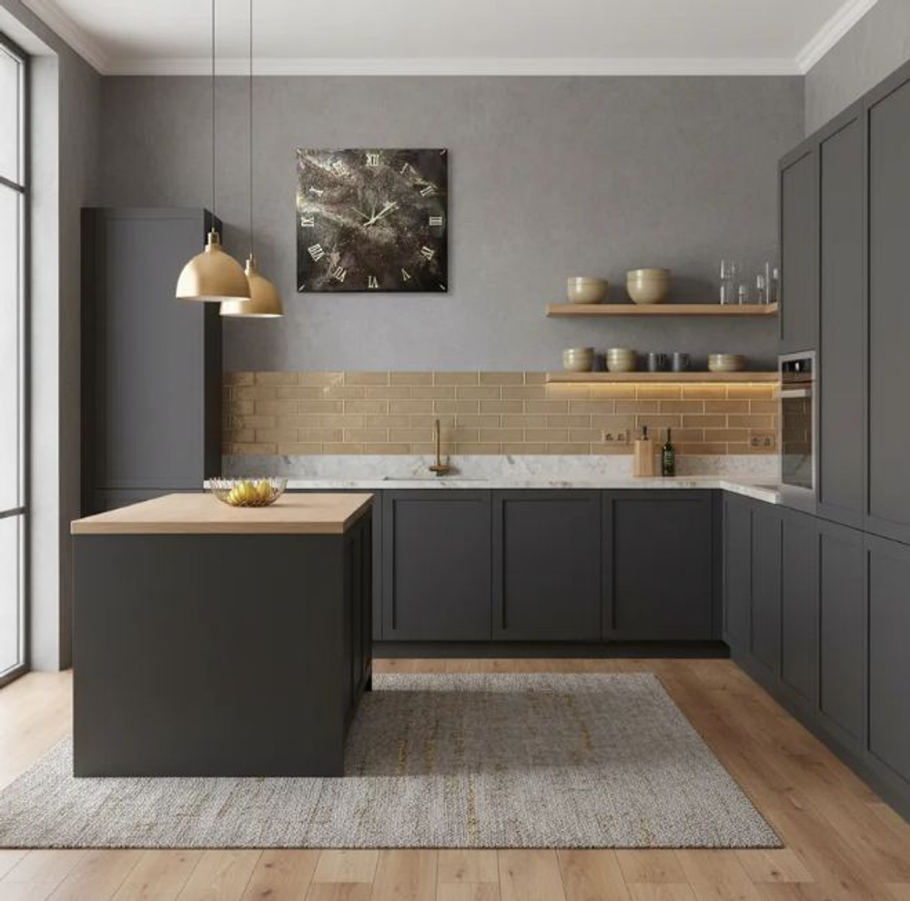 Настенные часы-картина из эпоксидной смолы подарочные