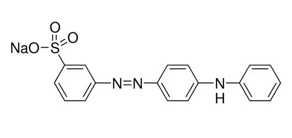 метаниловый желтый формула