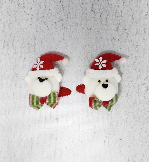 Комплект новогодних заколок рога Оленя, 2 шт