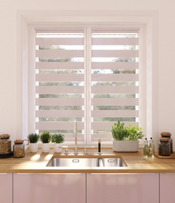 Рулонные шторы День-Ночь Карамель