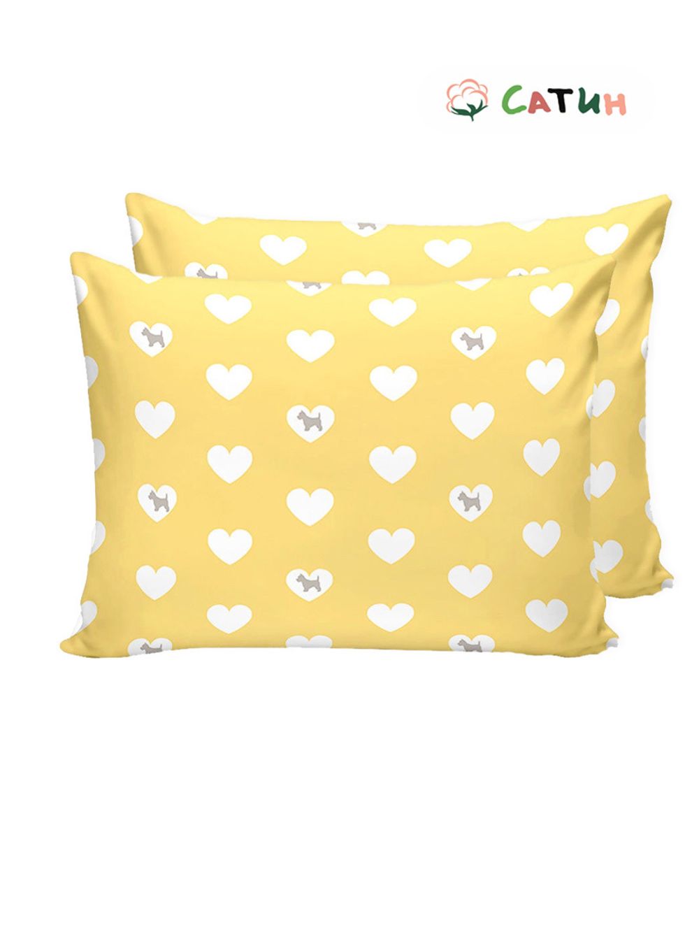 Постельное белье сатин Milky Garden "Жизель" 2-спальное Наволочка 50x70 см 2 шт Простынь 240x215 см Пододеяльник 175x215 см