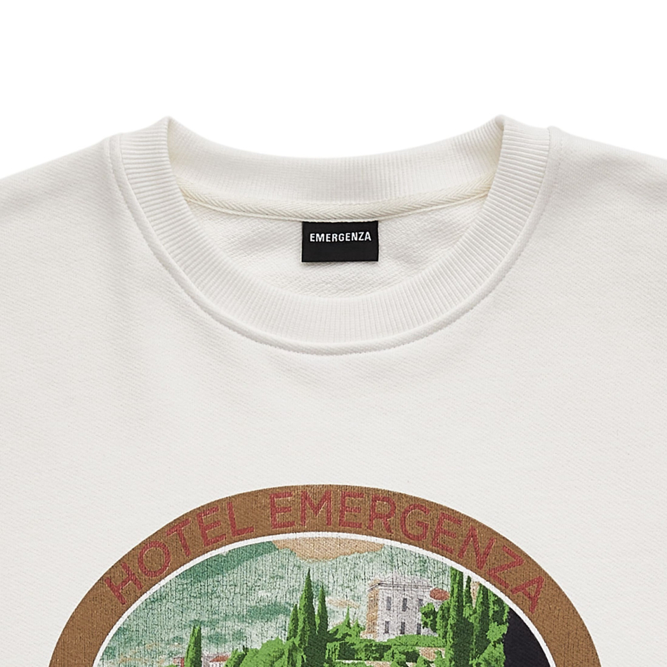 COMO CROPPED SWEATSHIRT OVERSIZED LOOSE