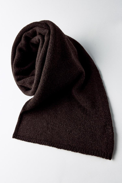 ZARA БАЗОВЫЙ ШАРФ, ШОКОЛАДНЫЙ