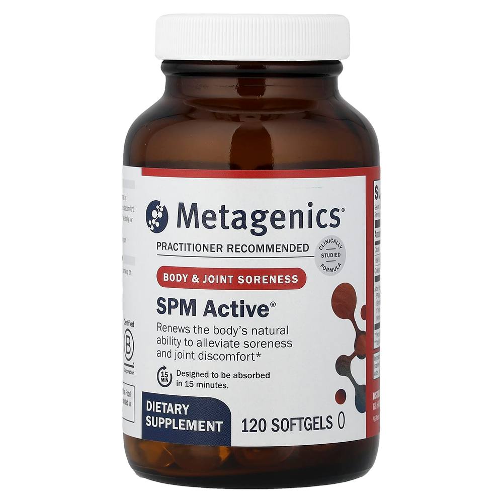 Metagenics, SPM Active®, от боли в теле и суставах, 120 капсул