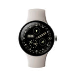 Умные часы Google Pixel Watch 4 Wi-Fi, 41mm, Polished Silver/Porcelain (Серебряный/Фарфоровый)