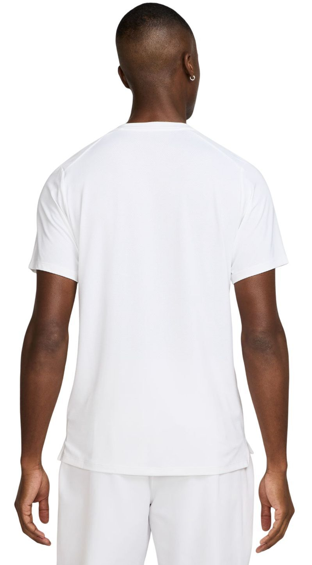 Мужская теннисная футболка Nike Court Advantage Dri-Fit Tennis Top - белый