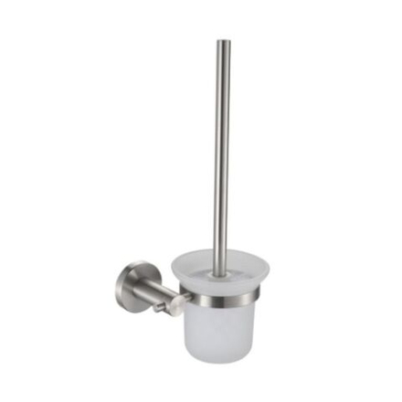 Ерш для туалета Frap, подвес, стекло, нержавеющая сталь, чер, F30110