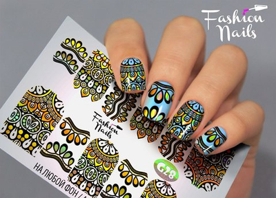 Слайдер-дизайн Fashion Nails Серия G № 28