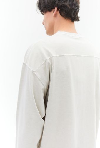 Лонгслив мужской LAINE серо-бежевый