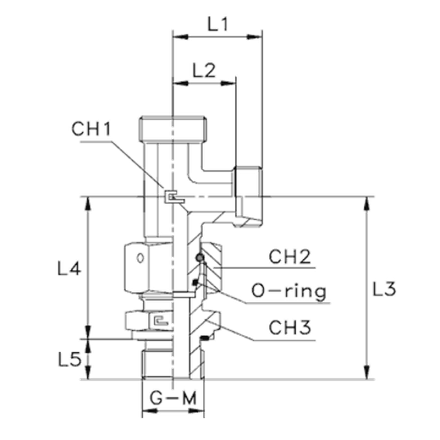 Штуцер FNLE DL15 BSP1/2" (корпус)