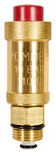 Воздухоотводчик Rommer Flex 1/2" автоматический с отсечным клапаном (RVA-0001-300015)