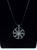 Славянская подвеска оберег Коловрат магический амулет из стали