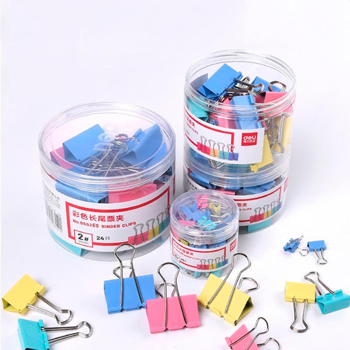 Канцелярские зажимы для бумаг, 60шт