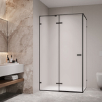 Душевой уголок RGW Stilvoll SV-040-B 100х90 353204009-24 стекло матовое/профиль черный