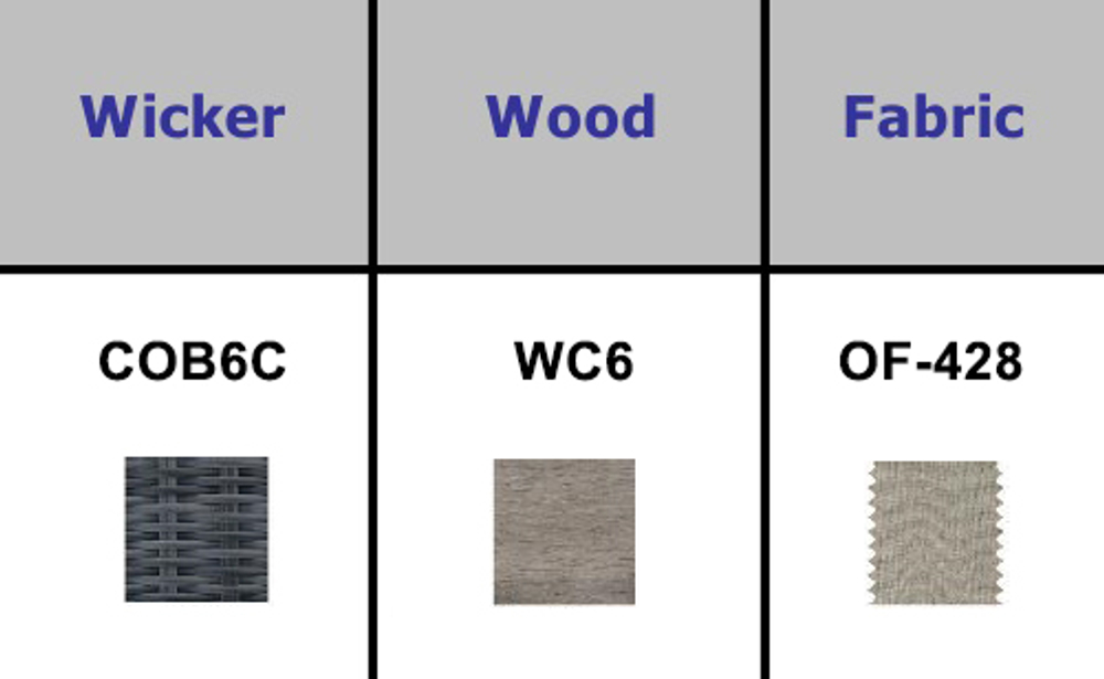 Комплект плетеной мебели Jura
