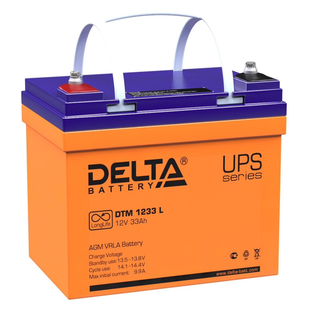 Батарея  Delta DTM 1233 L
