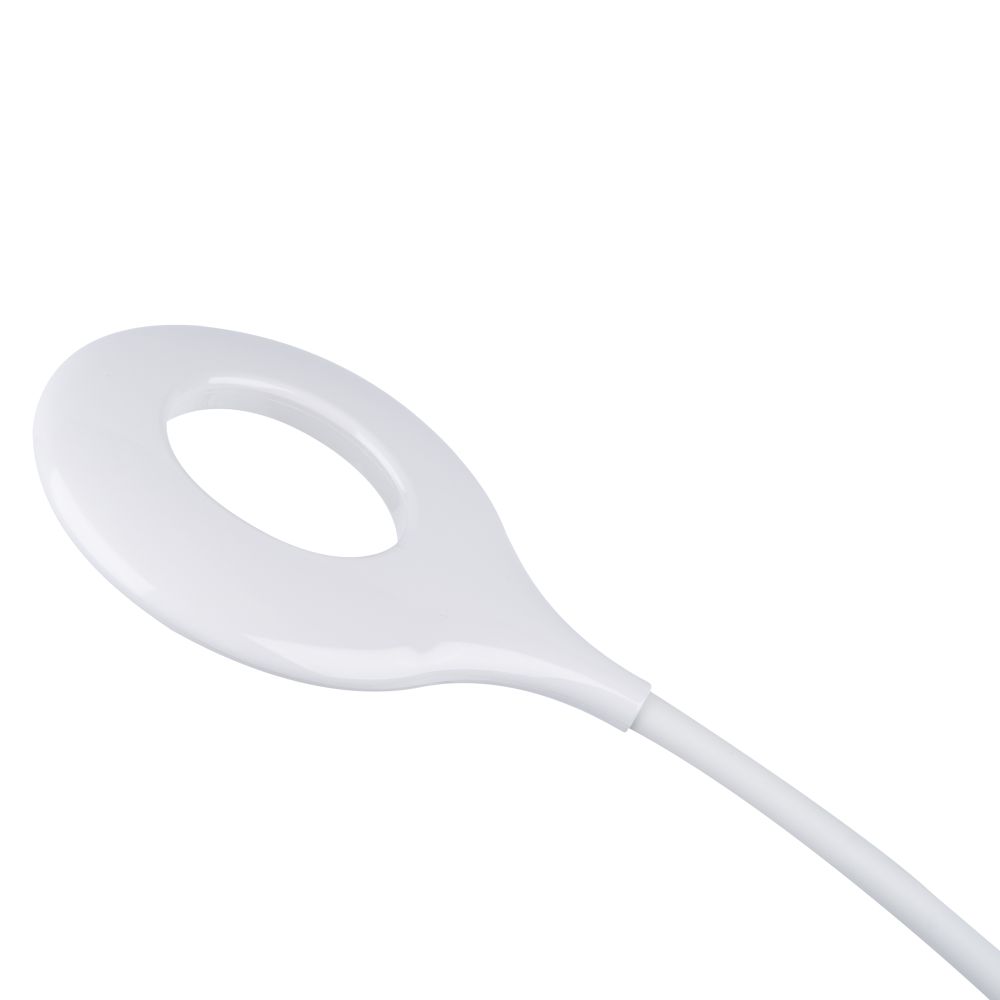 TLD-535 White-LED-250Lm-5500K-Dimmer Светильник настольный с ночником RGB. 4W. Встроенный аккумулятор 1800mAh. Сенсорный выключатель. Белый. TM Uniel.