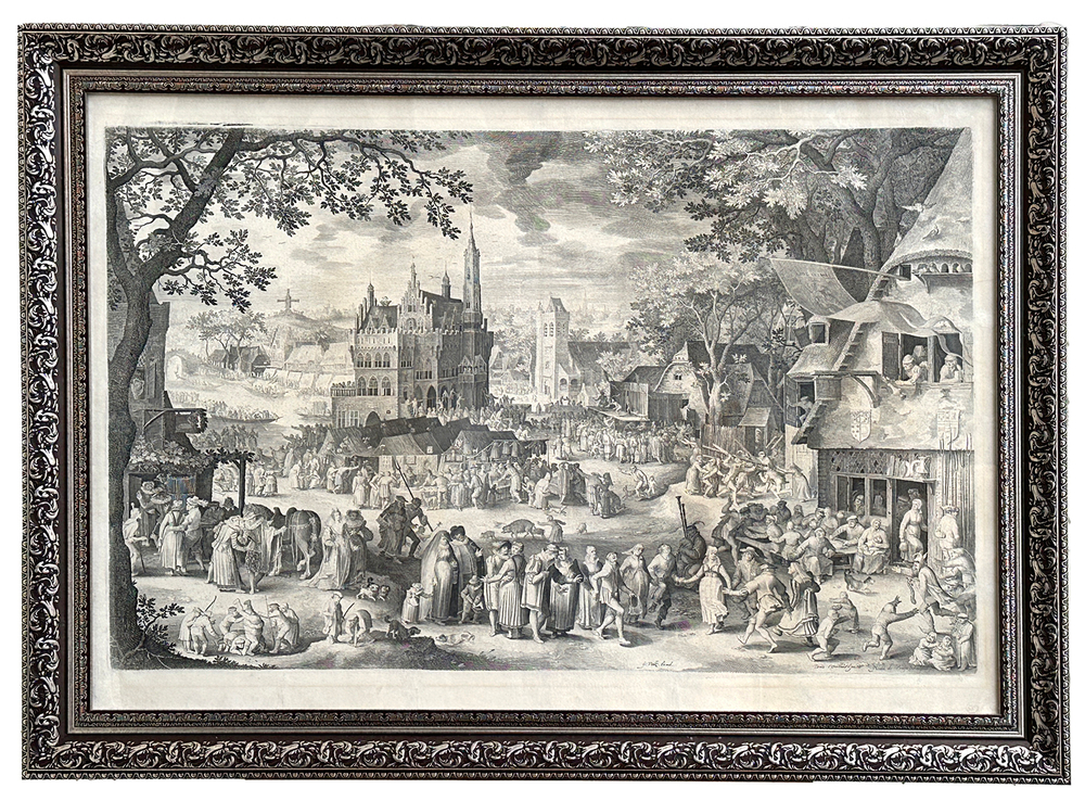 Николас де Брёйн (гравёр), Давид Винкбоонс (живописец). Фламандская ярмарка. Фландрия, вторая четвер