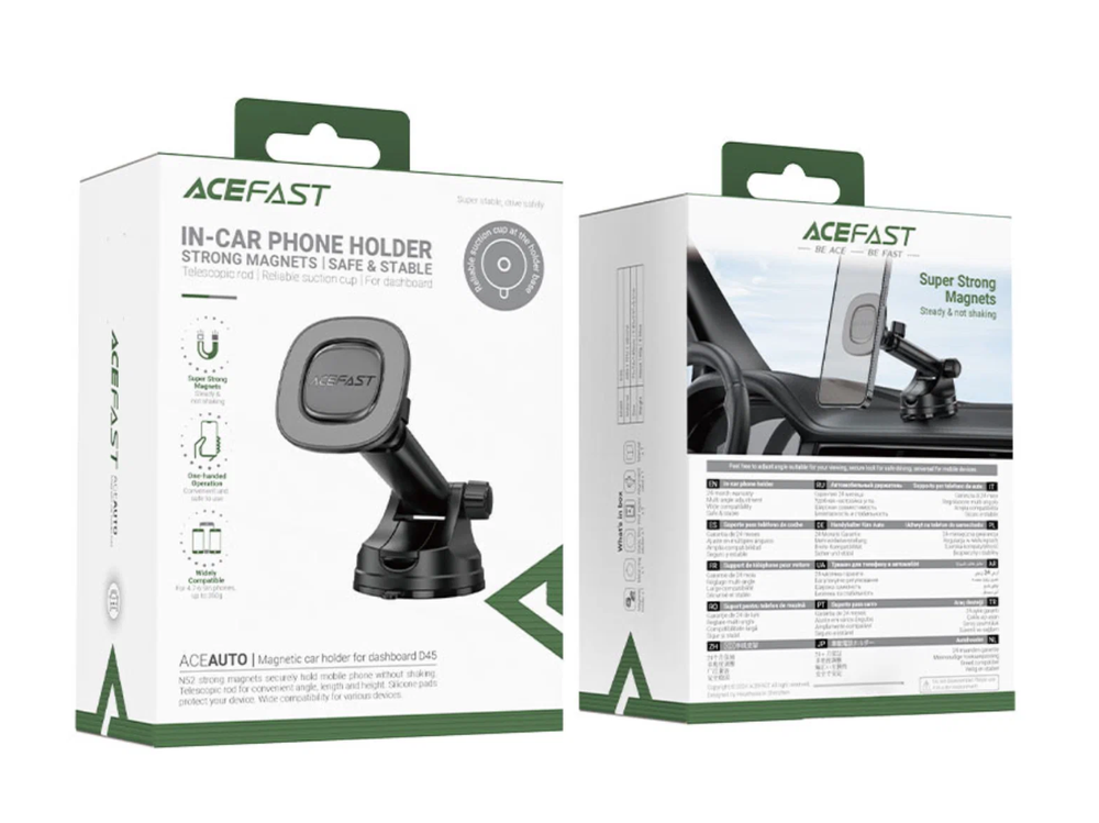 Магнитный держатель ACEFAST D45 для телефонов, 4.7-6.9 дюйма, ABS-пластик