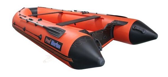 Надувная лодка ProfMarine РМ 390 Air (надувное дно, килевая, оранжевая)