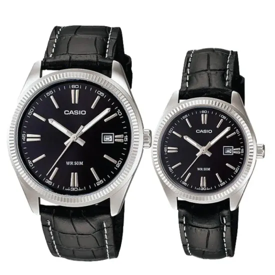 Парные часы Casio Standard: MTP-1302L-1A и LTP-1302L-1A