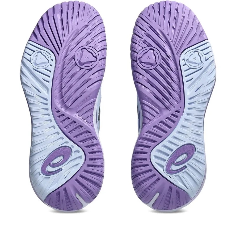 Женские Кроссовки теннисные Asics Gel-Resolution X Night Energy - blue fade/gunmetal