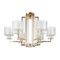 Подвесная люстра Crystal Lux Nicolas SP-PL6 Gold/White