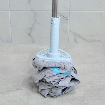 Швабра с насадкой из микрофибры 17*137см с отжимом, металл, пластик PVC
