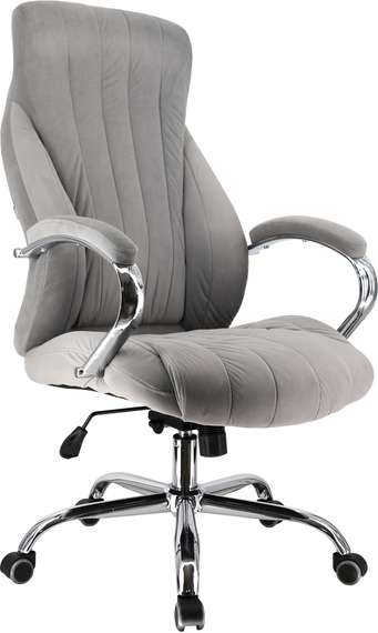 Кресло руководителя Everprof Coral Ткань Серый