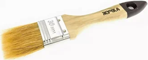 Кисть пл. 1,5" /38мм деревянная ручка Жучка уп= 720шт/12