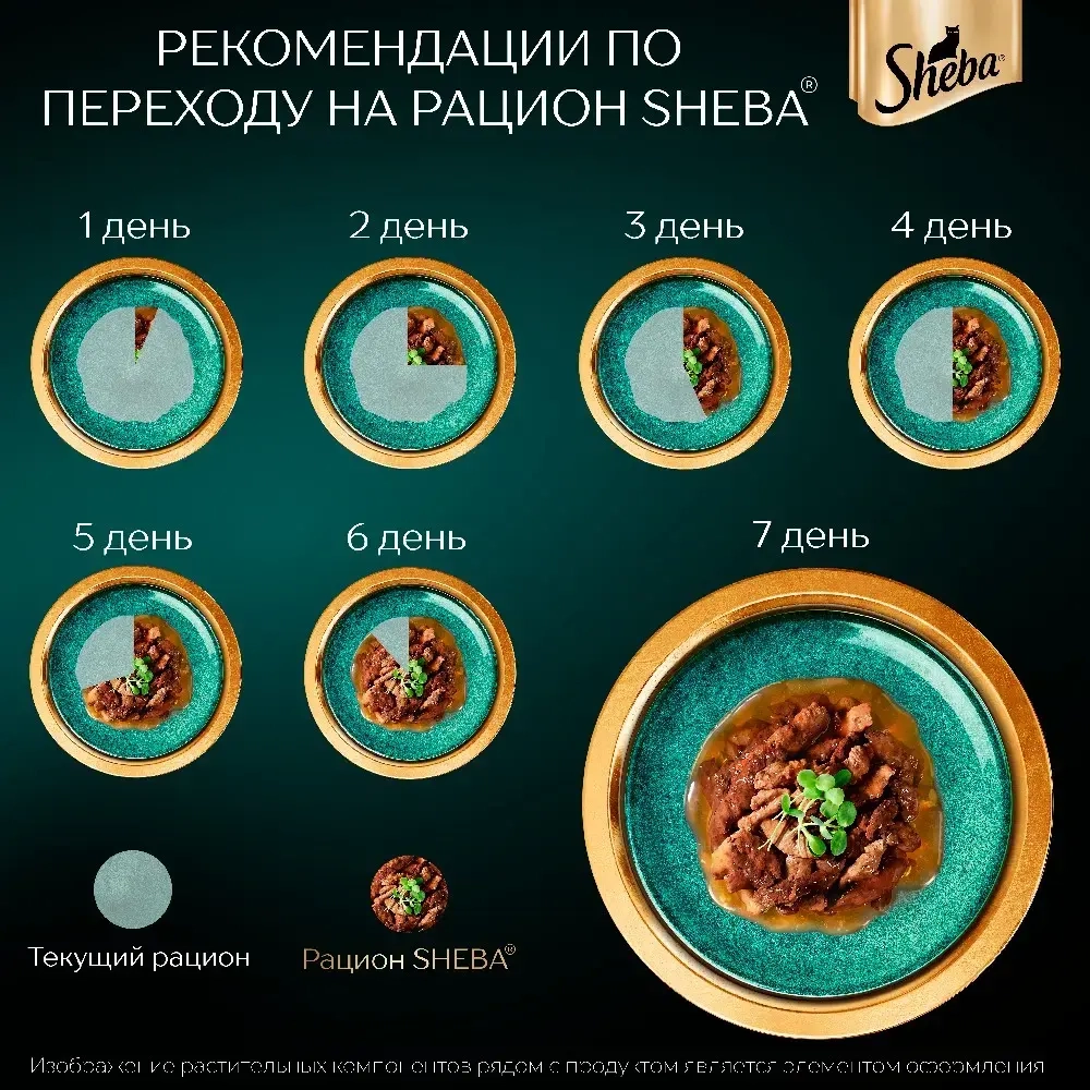 Ломтики в желе кролик, 75г влажный корм для кошек Sheba