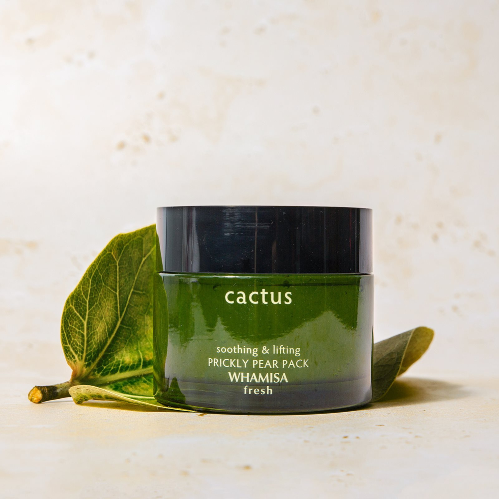WHAMISA Cactus Prickly Pear Pack - увлажняющая гелевая маска для интенсивного обновления и подтяжки кожи /   100  g  / GTIN 8809403815981