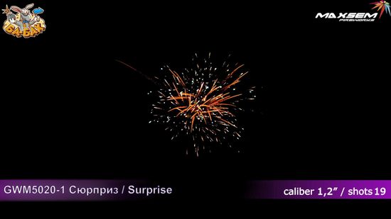 Сюрприз (surprise) 1,2" х 19 GWM5020/1