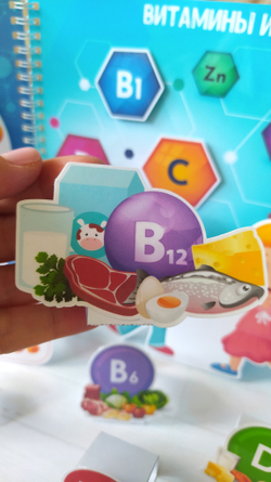 Макет "Витамины и минералы"