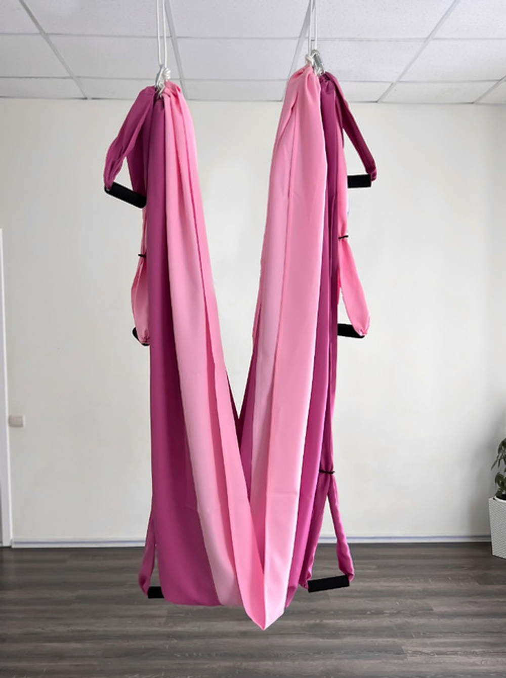 Гамак для йоги с ручками Classic pluse 3 м