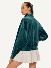 Толстовка на молнии Marshmallow, Deep Green