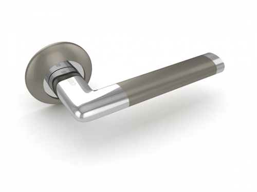 Ручка круг Фуаро TEMPO RM SN/CP-3, цвет никель матовый/хром ЦАМ (гарантия - 12 месяцев)