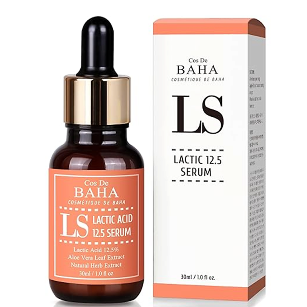 COS DE BAHA - СЫВОРОТКА ДЛЯ ЛИЦА ОБНОВЛЯЮЩАЯ С МОЛОЧНОЙ КИСЛОТОЙ 12,5% LACTIC ACID SERUM, 30 МЛ